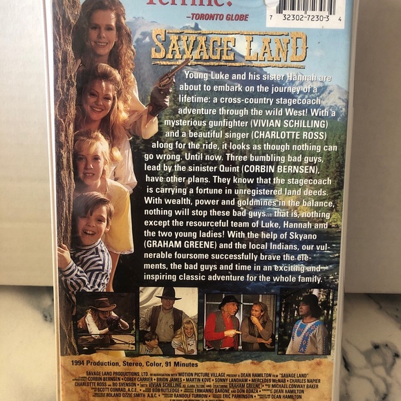 Savage Land (1994) VHS Dean Hamilton clamshell - Picture 2 of 3